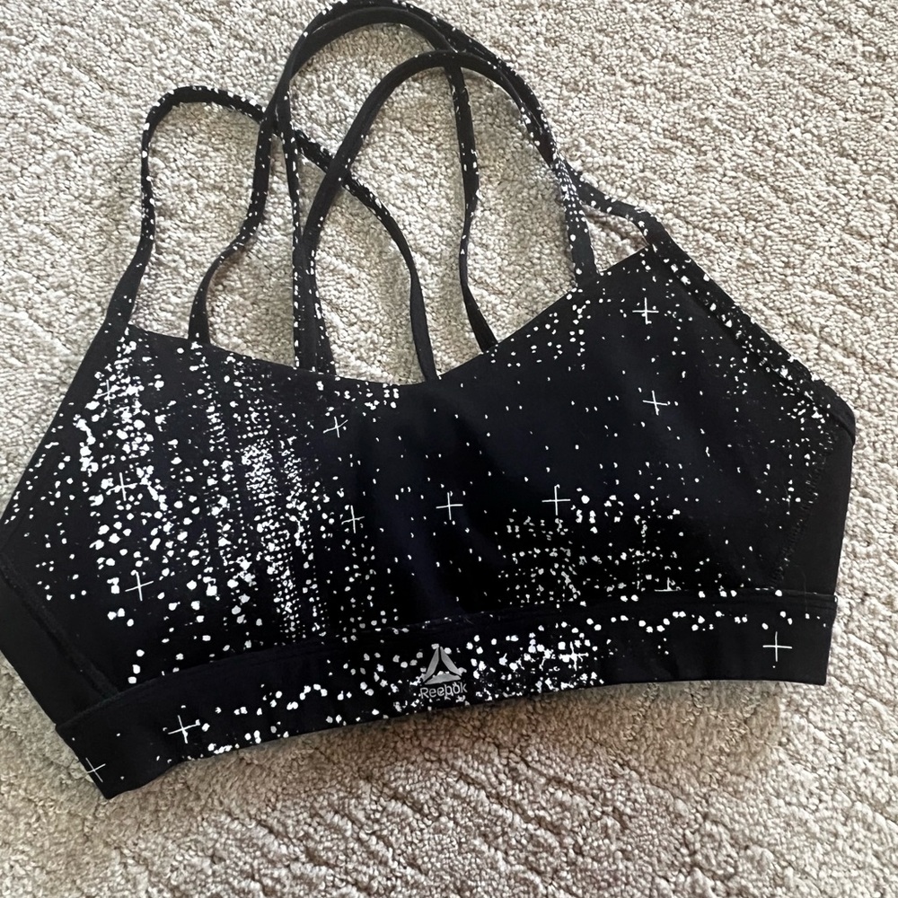 NWOT Reebok Women's Black Sports Bra